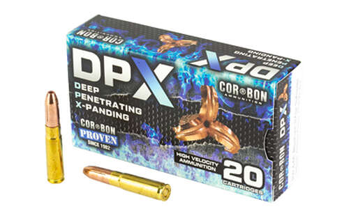 Ammunition Corbon Ammo Deep Penetrating X bullet 300Blackout CORBON DPX AAC 300BLK 200GR 20/500 • Model: Deep Penetrating X bullet